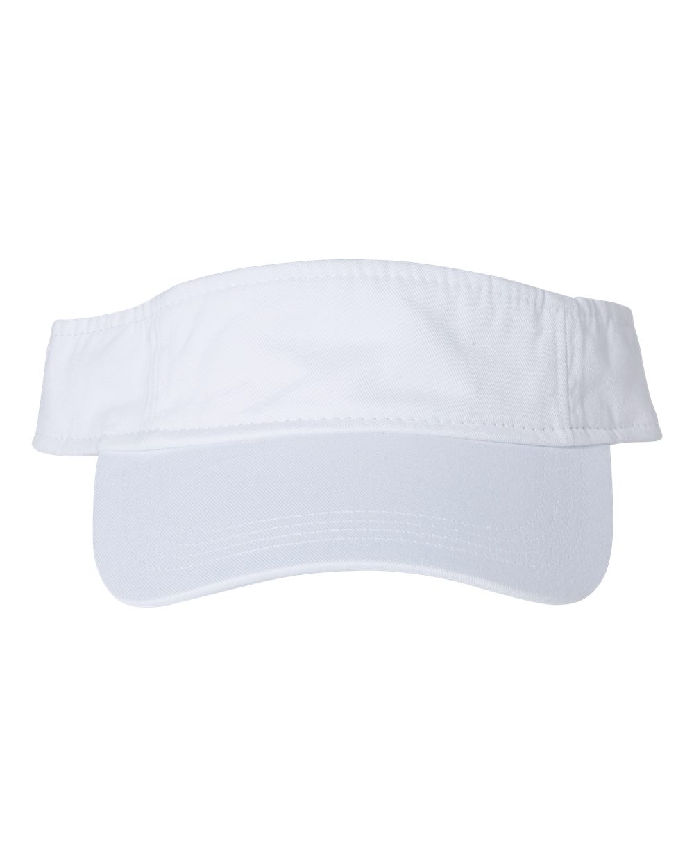 Valucap Bio-Washed Visor - VC500 White