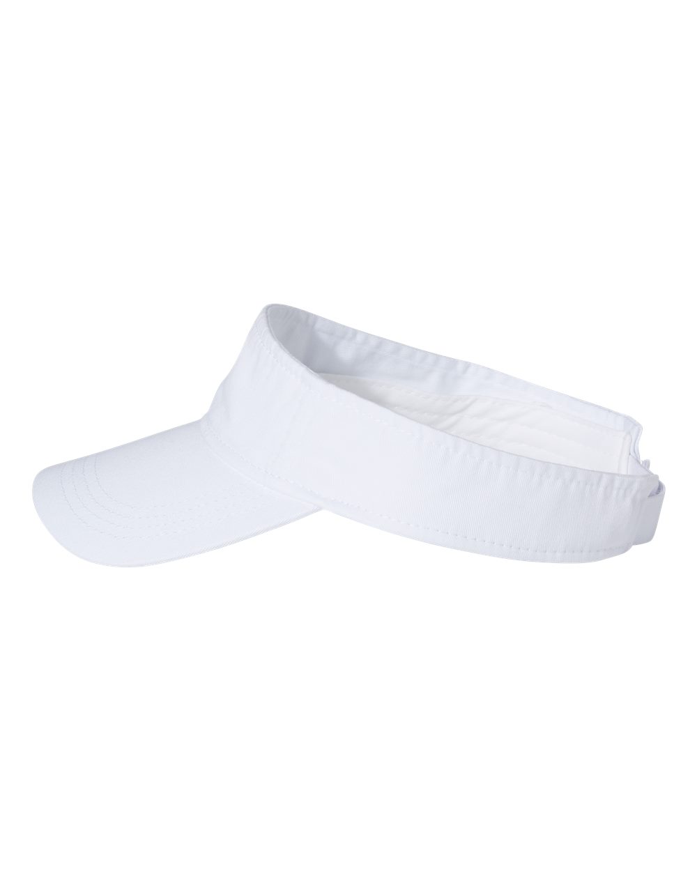 Valucap Bio-Washed Visor - VC500 White