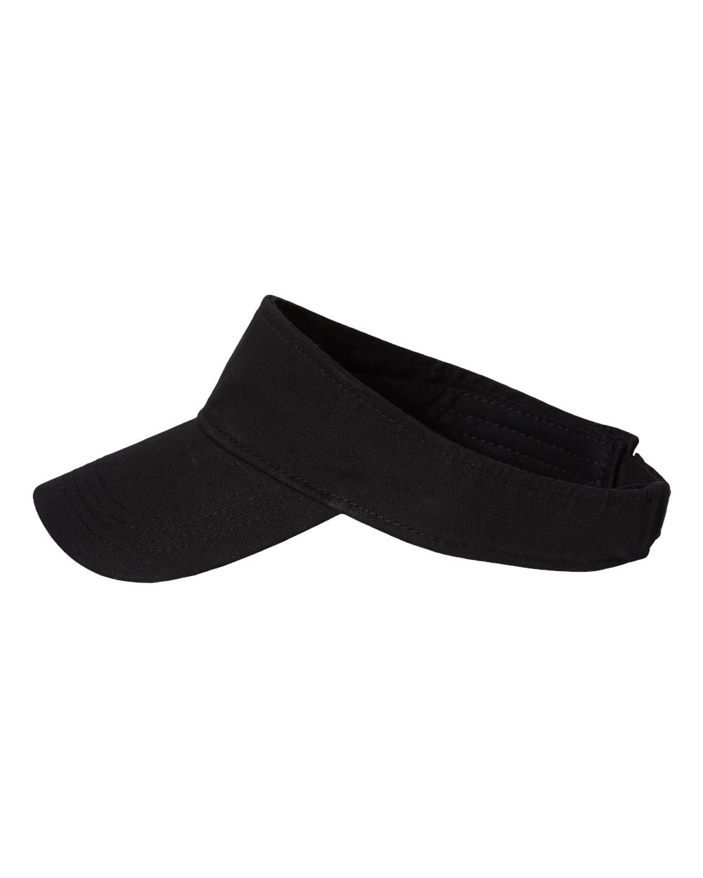 Valucap Bio-Washed Visor - VC500 Black