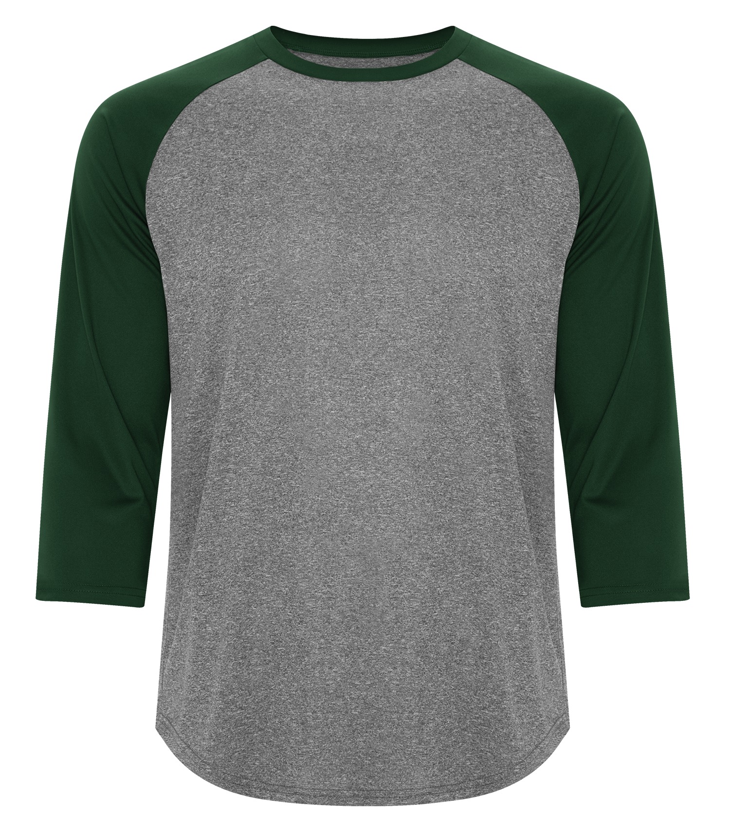 ATCᴹᶜ ATC™ PRO TEAM BASEBALL JERSEY. S3526 Charcoal Heather-Forest Green