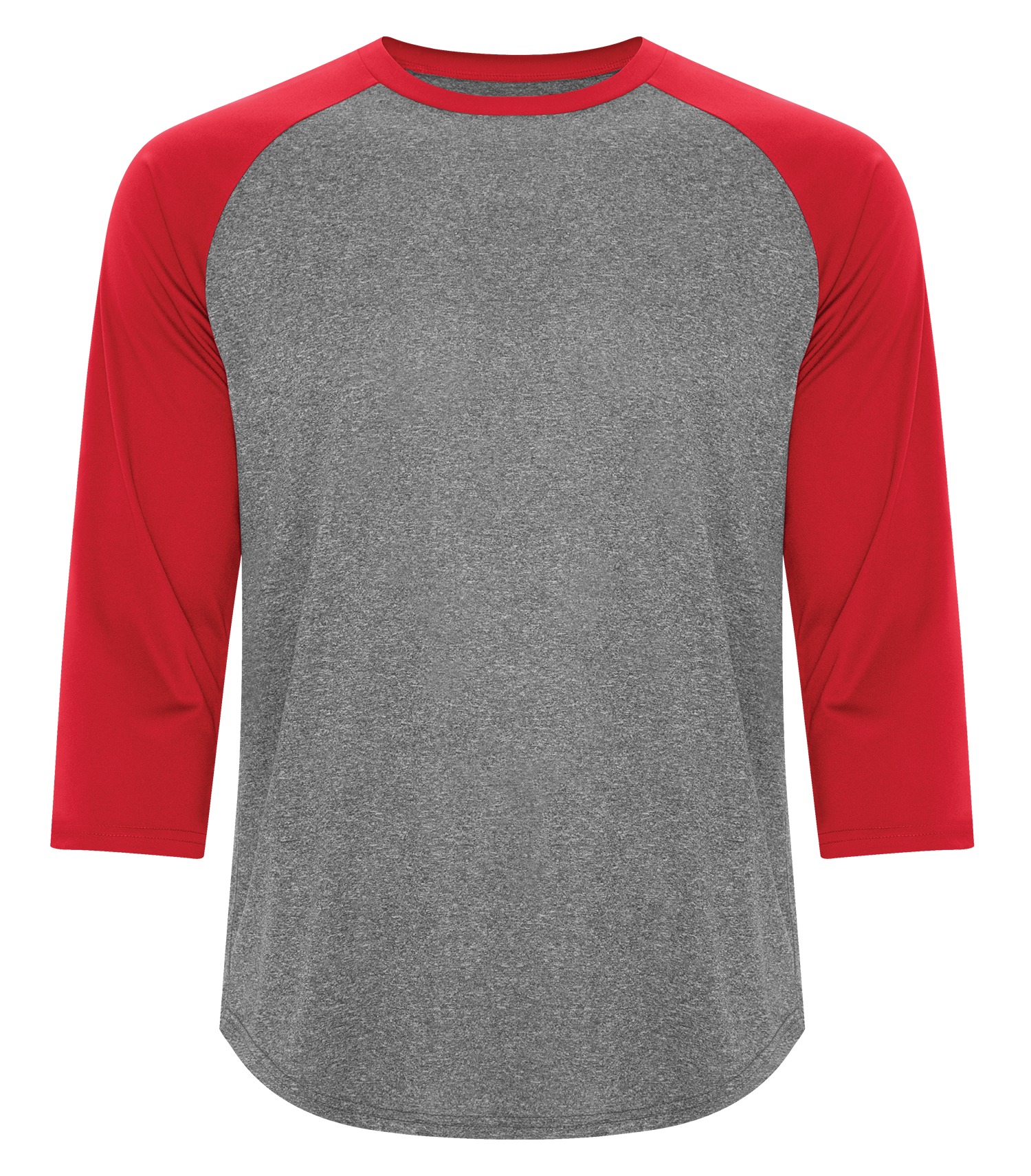 ATCᴹᶜ ATC™ PRO TEAM BASEBALL JERSEY. S3526 Charcoal Heather-True Red