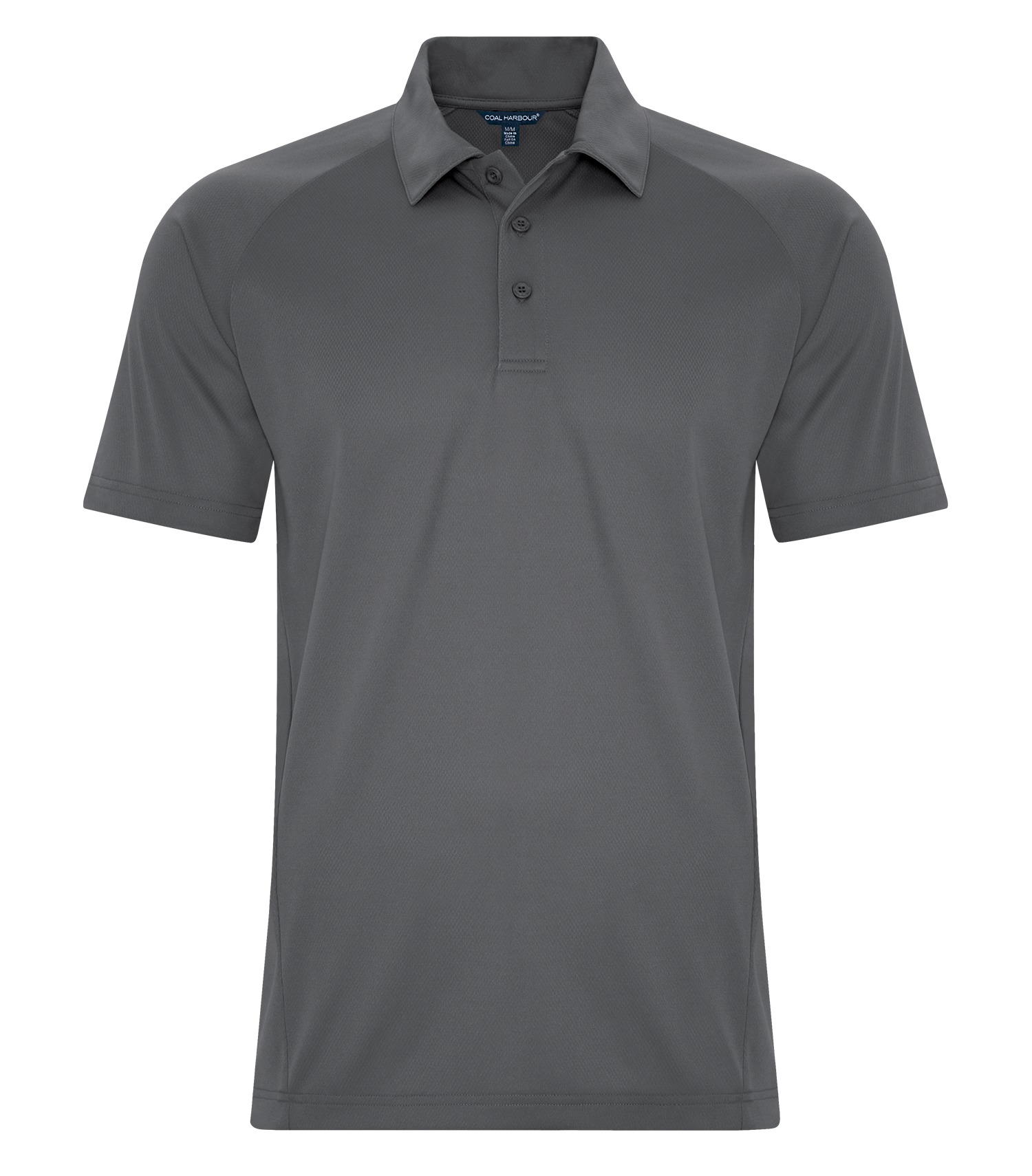 Coal Harbourᴹᴰ COAL HARBOURᴹᴰ POLO RÉSISTANT AUX ACCROCS TECH MESH - S3561 Dark Grey
