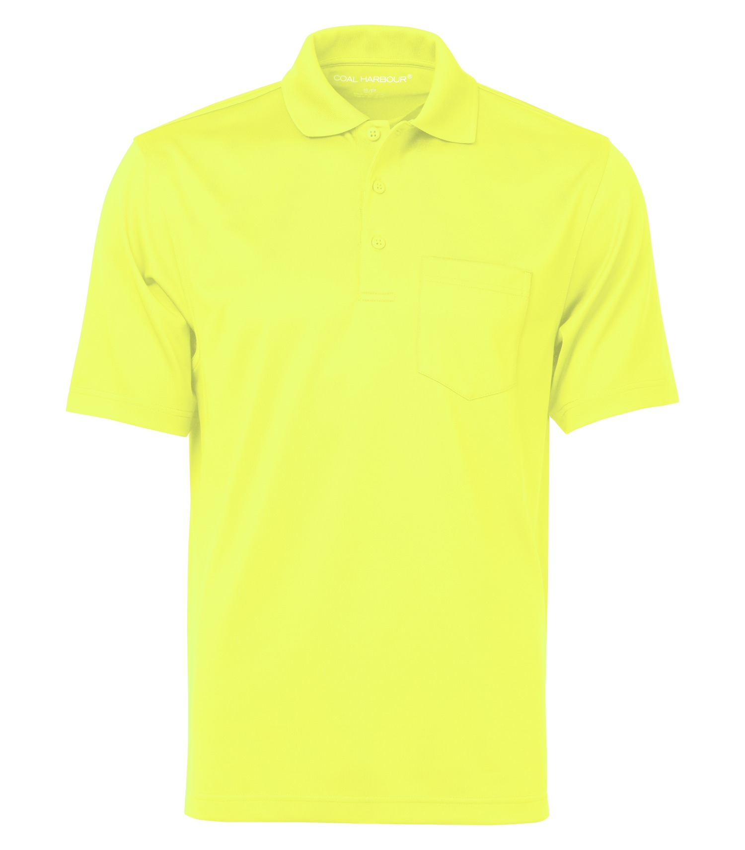 Coal Harbourᴹᴰ COAL HARBOURᴹᴰ POLO ANTI-ACCROC POWER AVEC POCHE - S4005P ^Safety Yellow