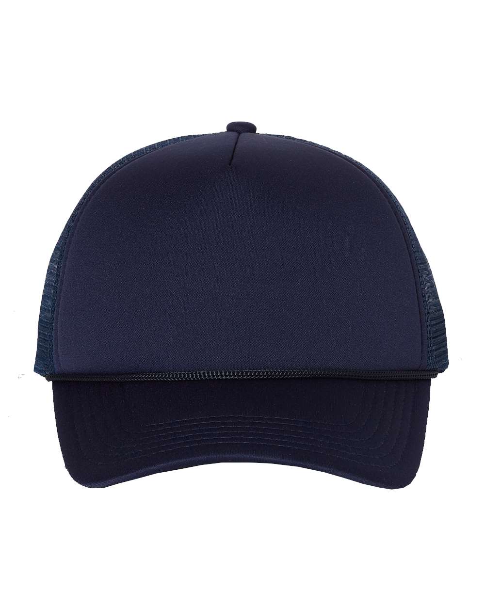 Valucap Foam Mesh-Back Trucker Cap - VC700 Navy- Navy