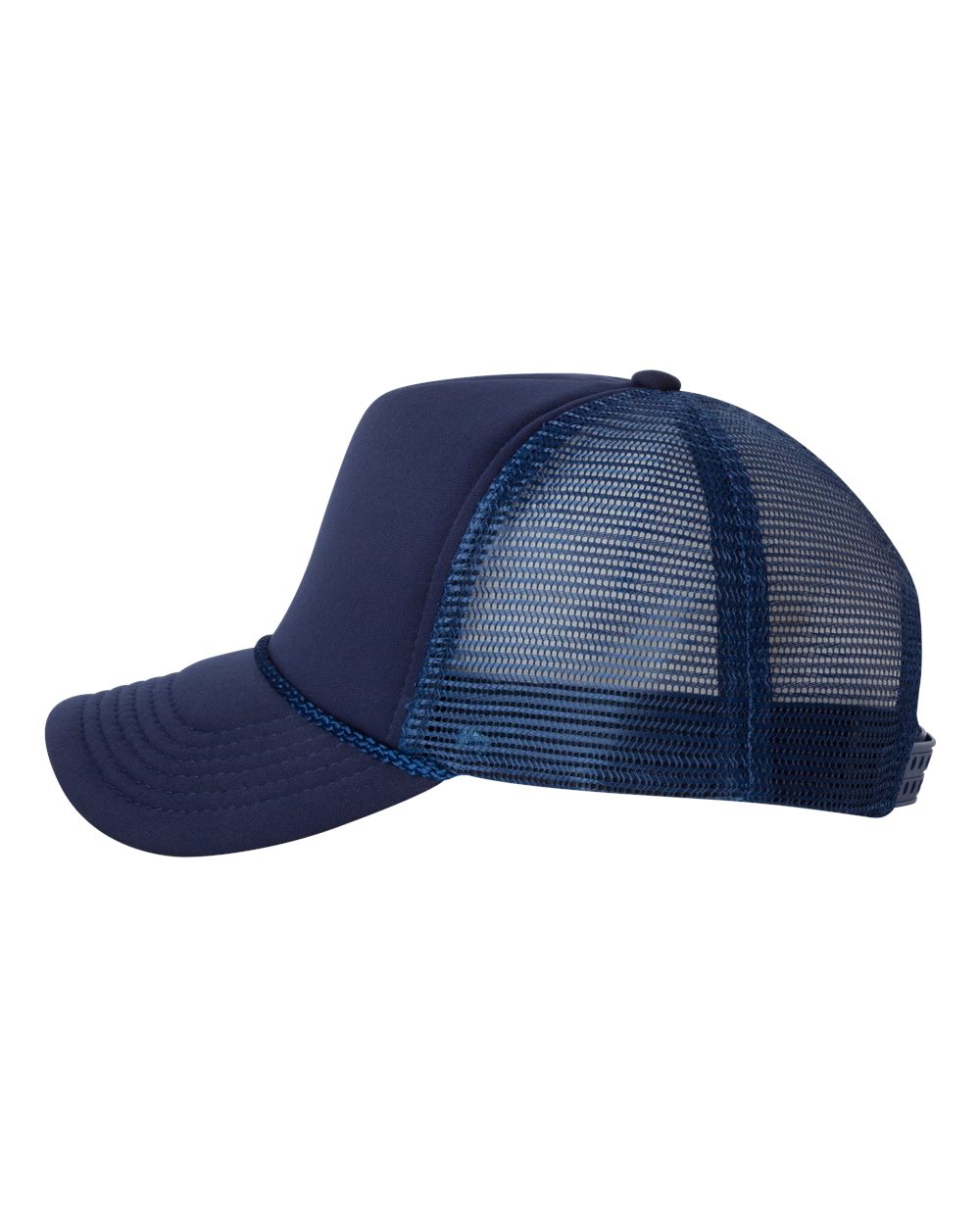 Valucap Foam Mesh-Back Trucker Cap - VC700 Navy- Navy