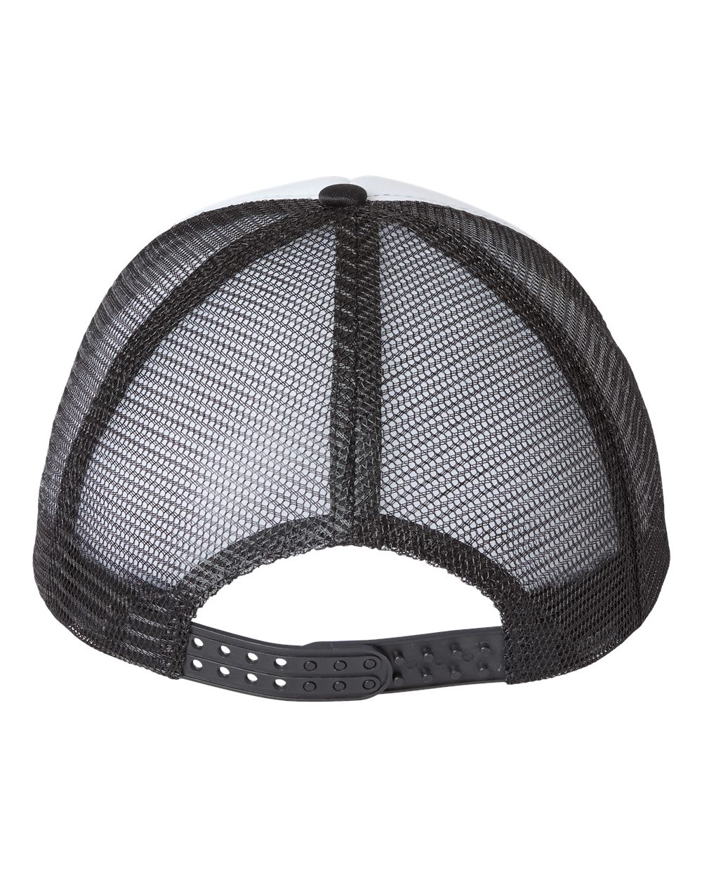 Valucap Foam Mesh-Back Trucker Cap - VC700 White- Black