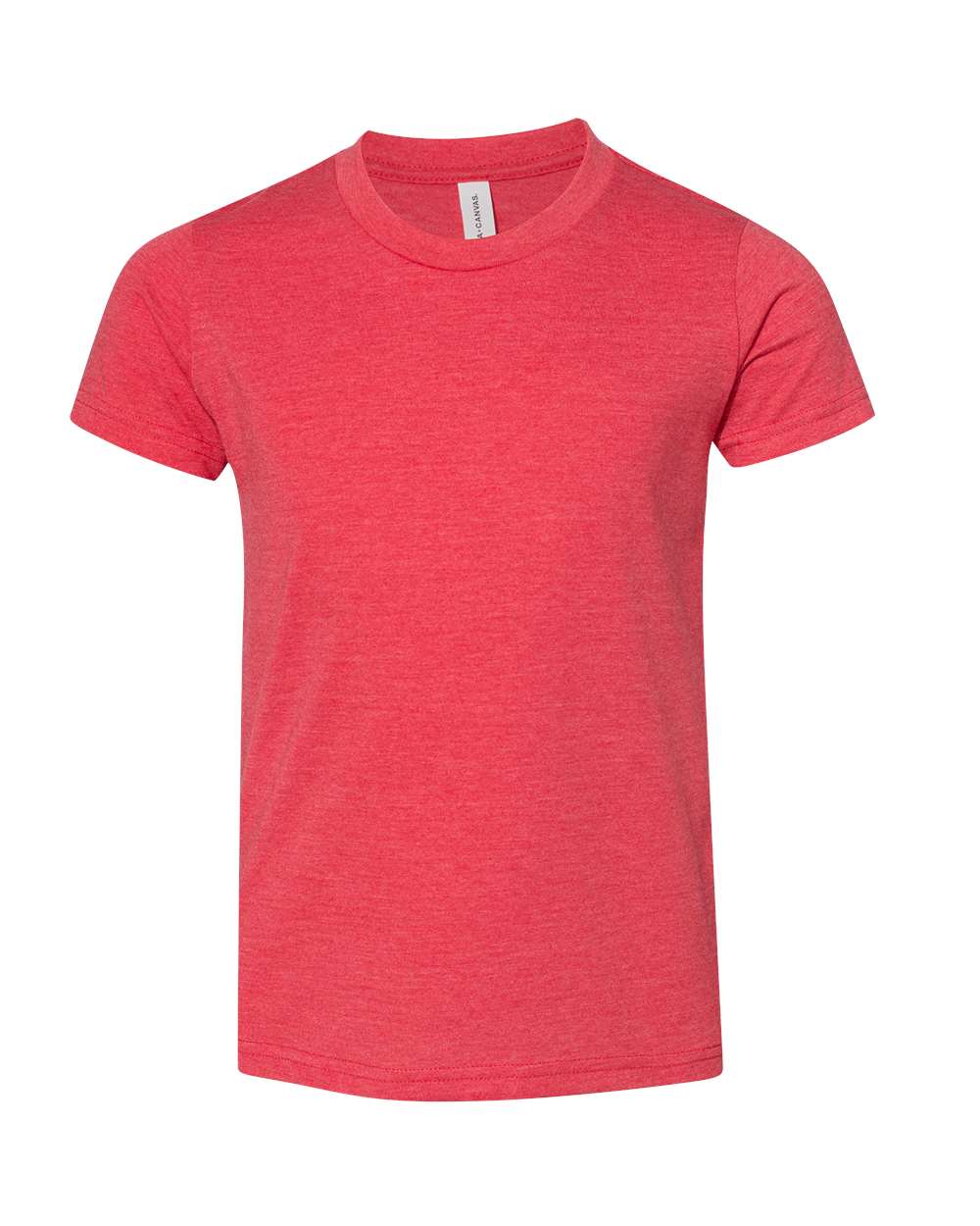 BELLA + CANVAS Youth CVC Jersey Tee - 3001YCVC Heather Red