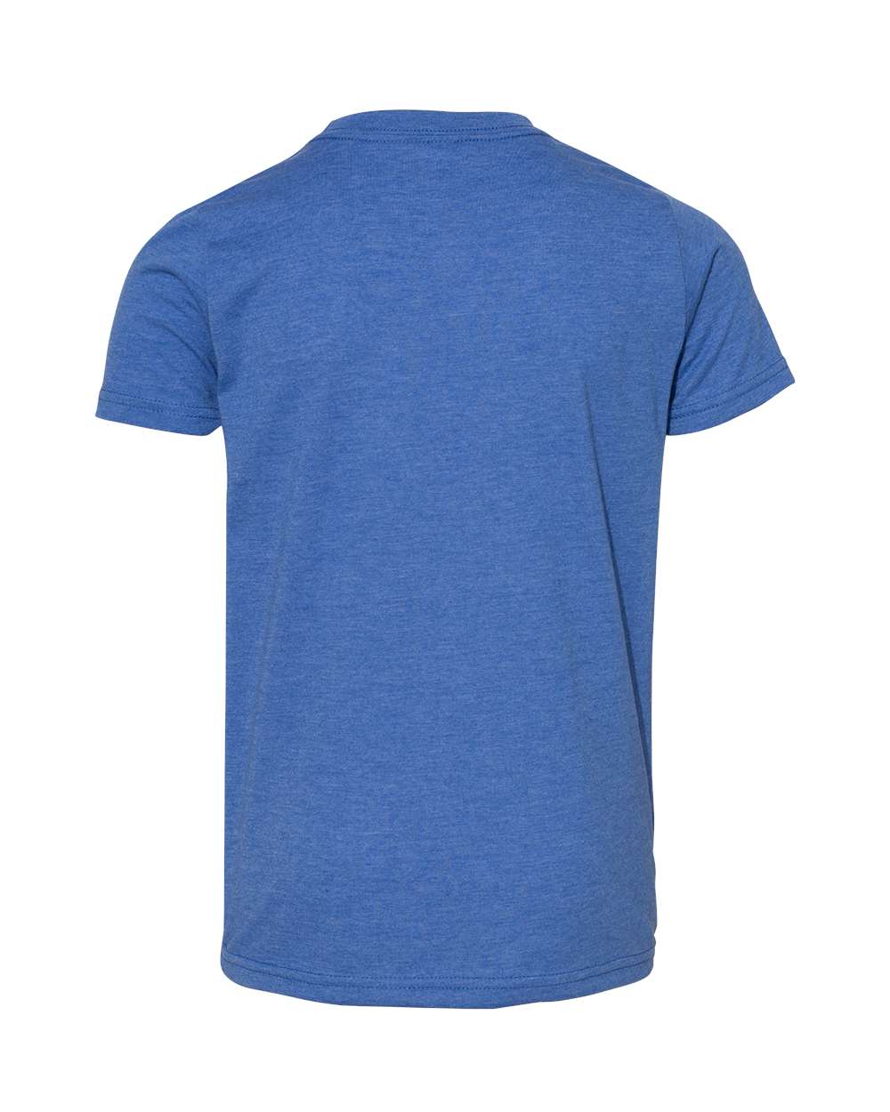 BELLA + CANVAS Youth CVC Jersey Tee - 3001YCVC Heather True Royal