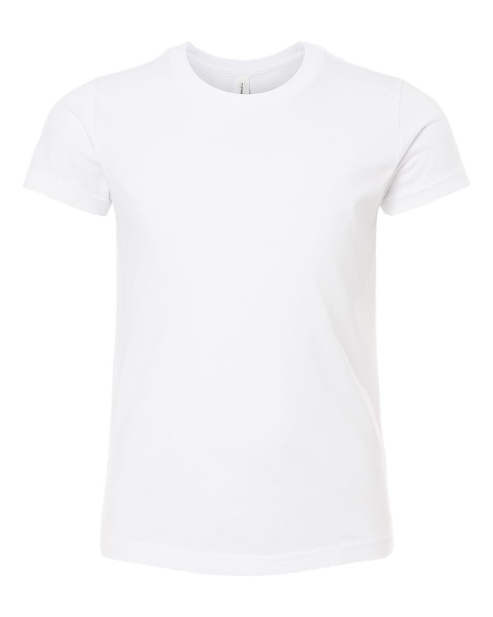 BELLA + CANVAS Youth CVC Jersey Tee - 3001YCVC Solid White Blend