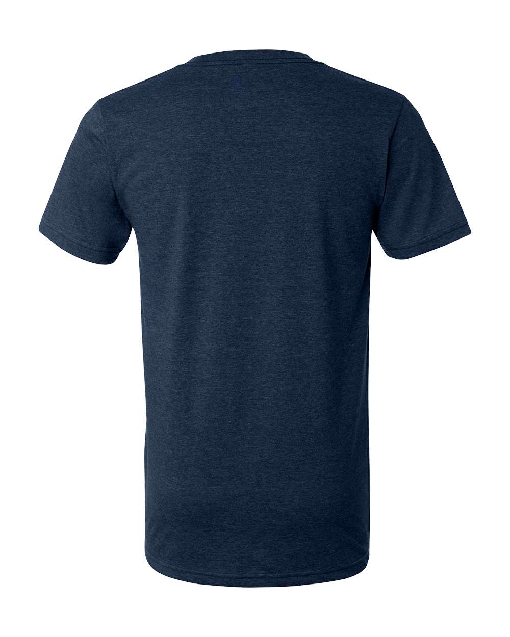 BELLA + CANVAS Unisex Heather CVC V-Neck Tee - 3005CVC Heather Navy