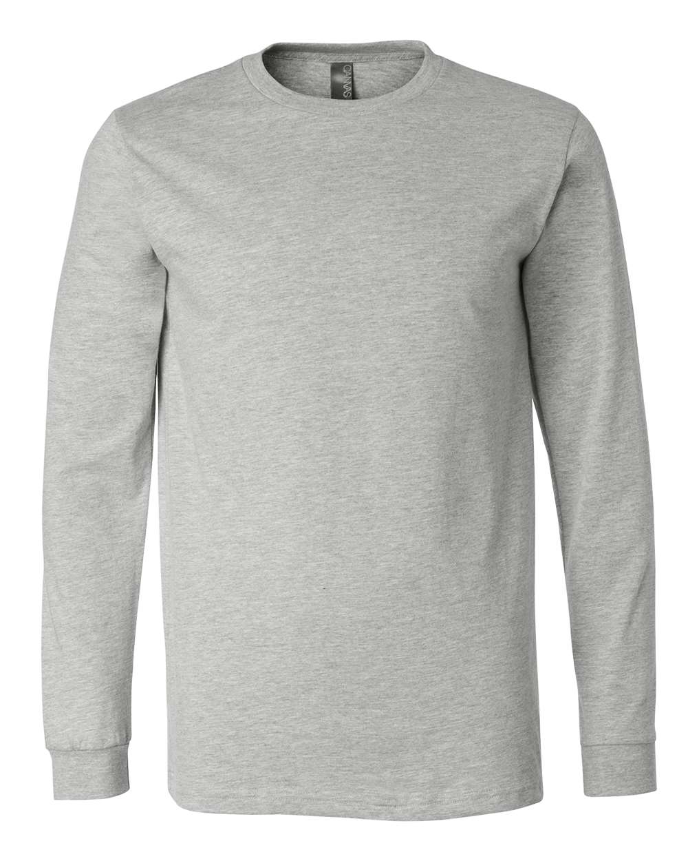 BELLA + CANVAS Heather CVC Long Sleeve Tee - 3501CVC Athletic Heather