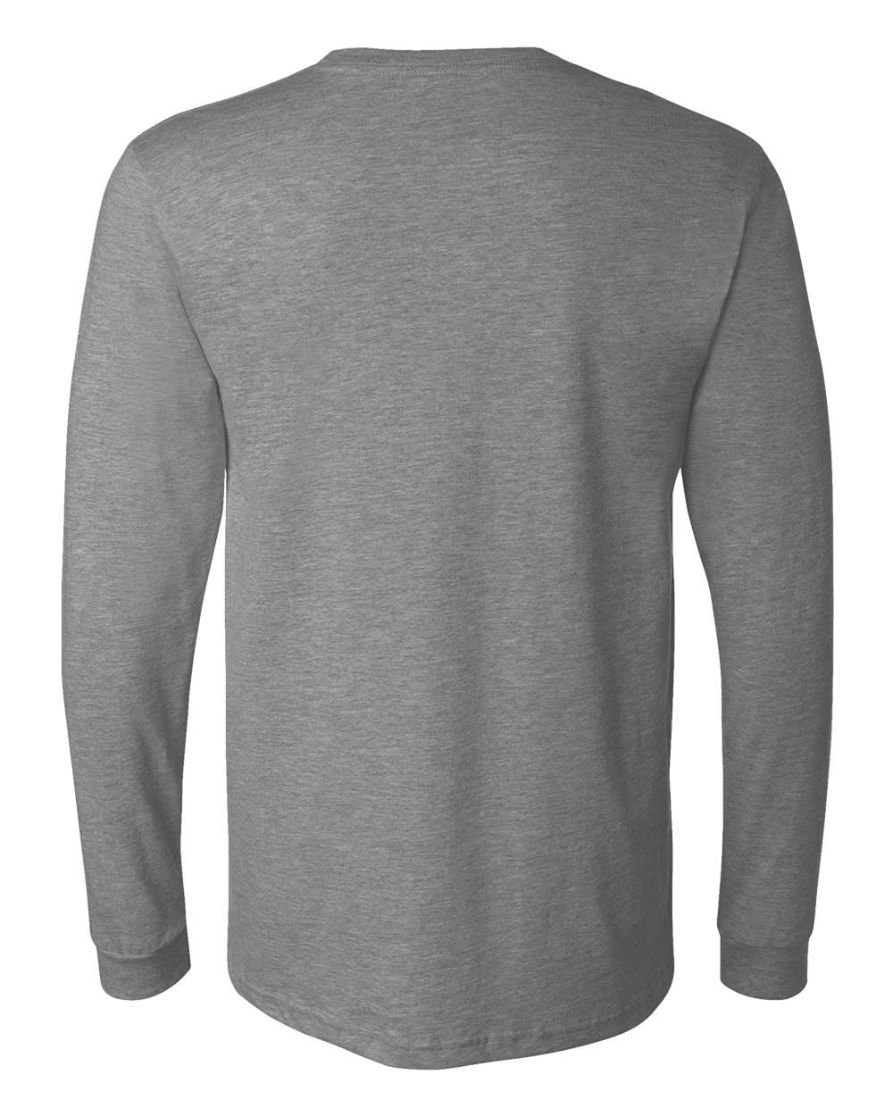 BELLA + CANVAS Heather CVC Long Sleeve Tee - 3501CVC Deep Heather