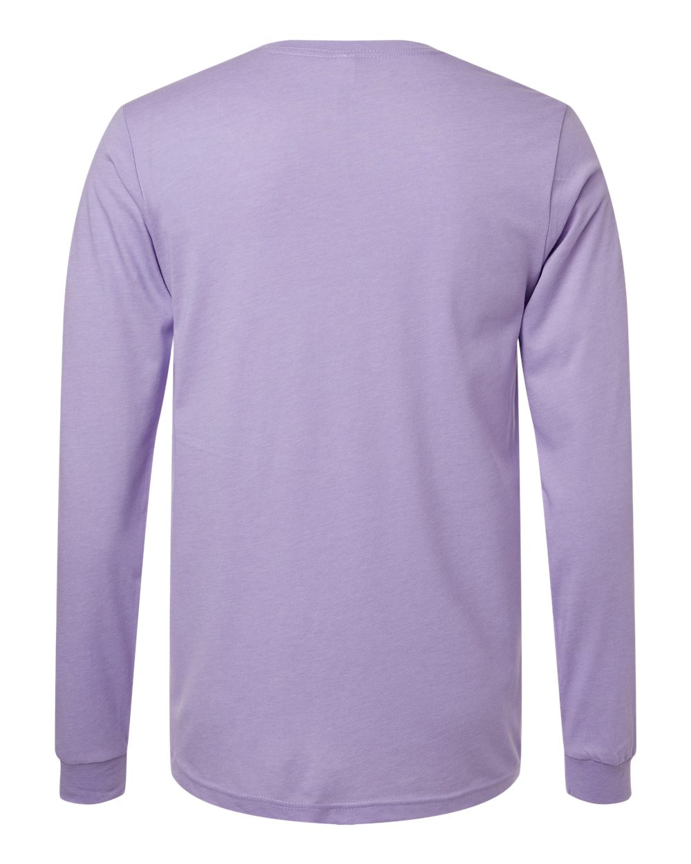BELLA + CANVAS Heather CVC Long Sleeve Tee - 3501CVC Heather Dark Lavender