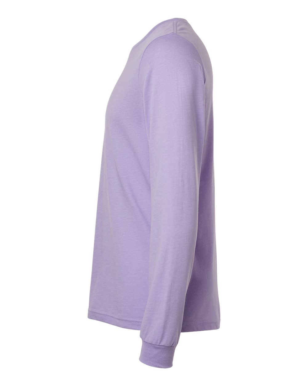 BELLA + CANVAS Heather CVC Long Sleeve Tee - 3501CVC Heather Dark Lavender