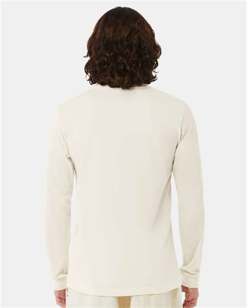 BELLA + CANVAS Heather CVC Long Sleeve Tee - 3501CVC Heather Natural