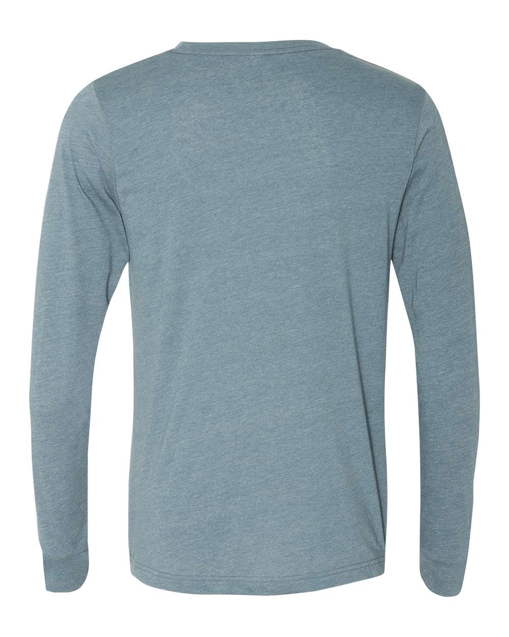 BELLA + CANVAS Heather CVC Long Sleeve Tee - 3501CVC Heather Slate