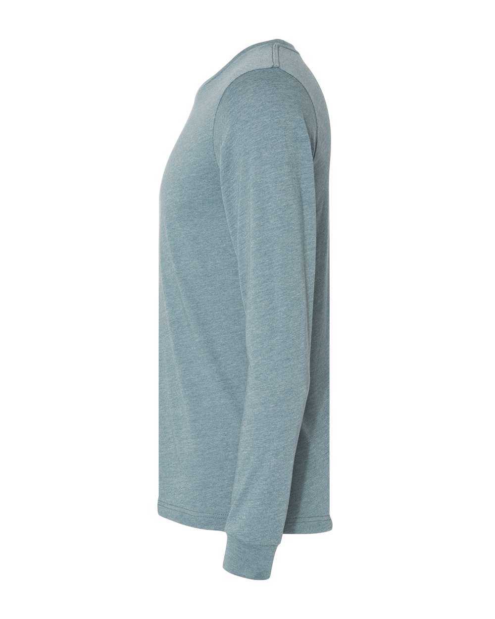 BELLA + CANVAS Heather CVC Long Sleeve Tee - 3501CVC Heather Slate