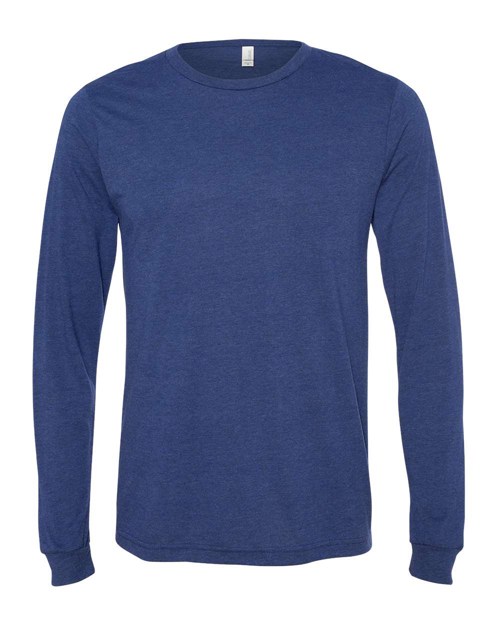 BELLA + CANVAS Unisex Triblend Long Sleeve Tee - 3513 Navy Triblend