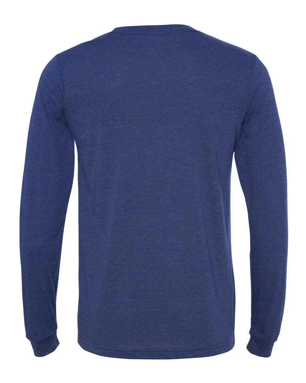 BELLA + CANVAS Unisex Triblend Long Sleeve Tee - 3513 Navy Triblend