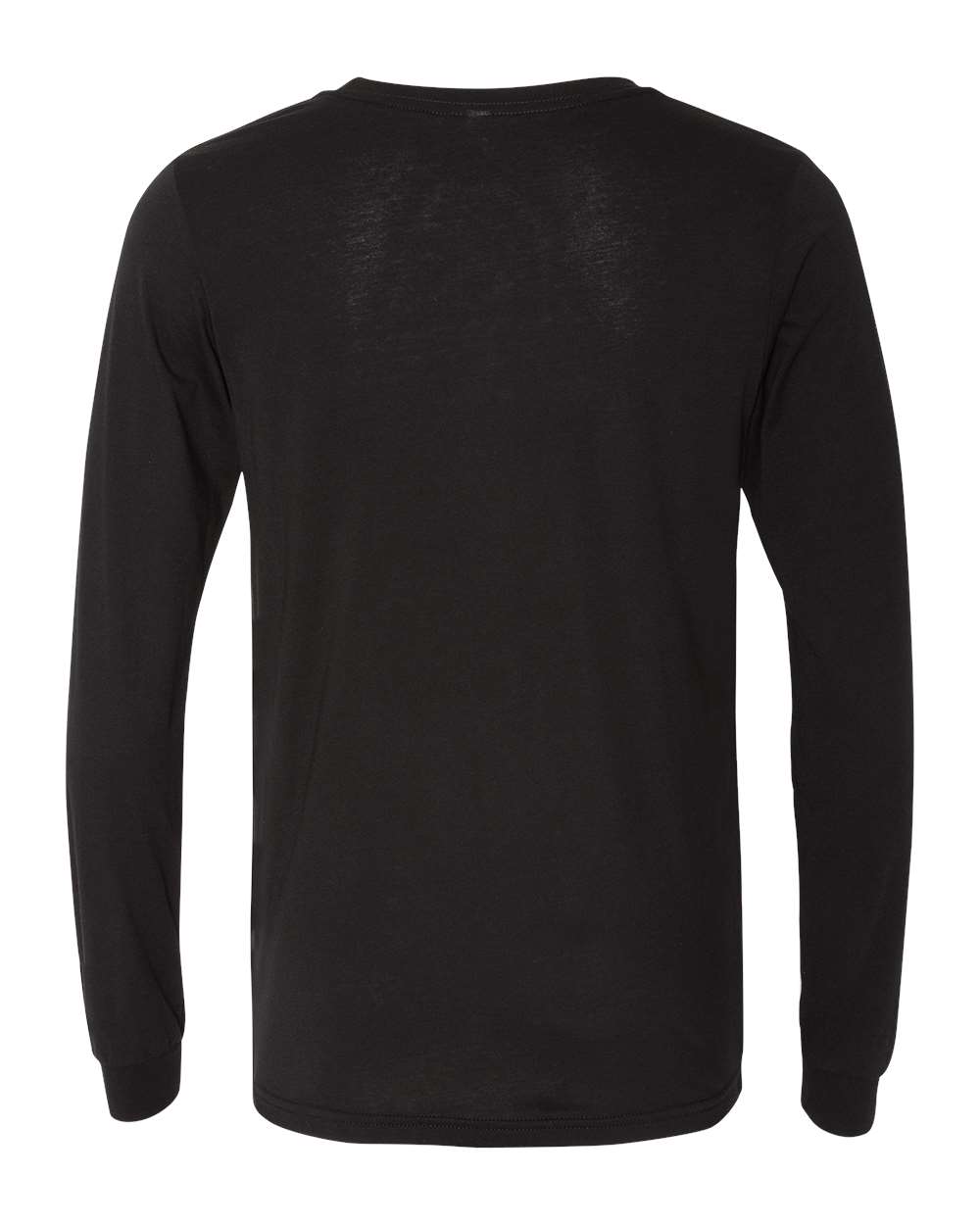BELLA + CANVAS Unisex Triblend Long Sleeve Tee - 3513 Solid Black Triblend