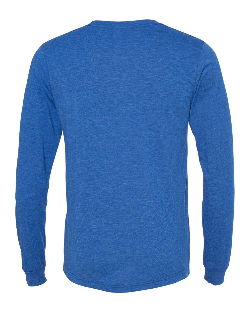 BELLA + CANVAS Unisex Triblend Long Sleeve Tee - 3513 True Royal Triblend