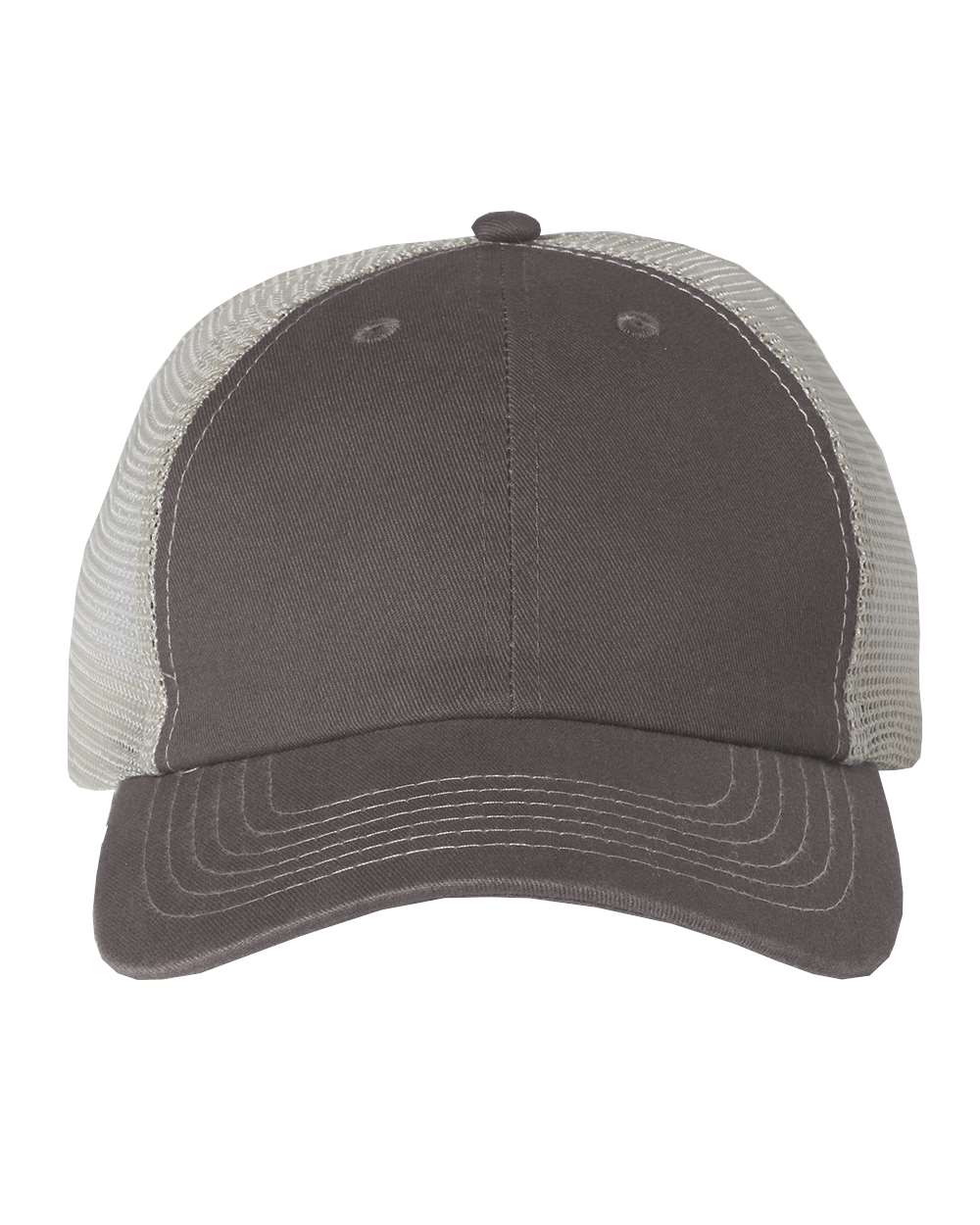 Valucap Contrast-Stitch Mesh-Back Cap - 3100 - 3100S Charcoal- Stone