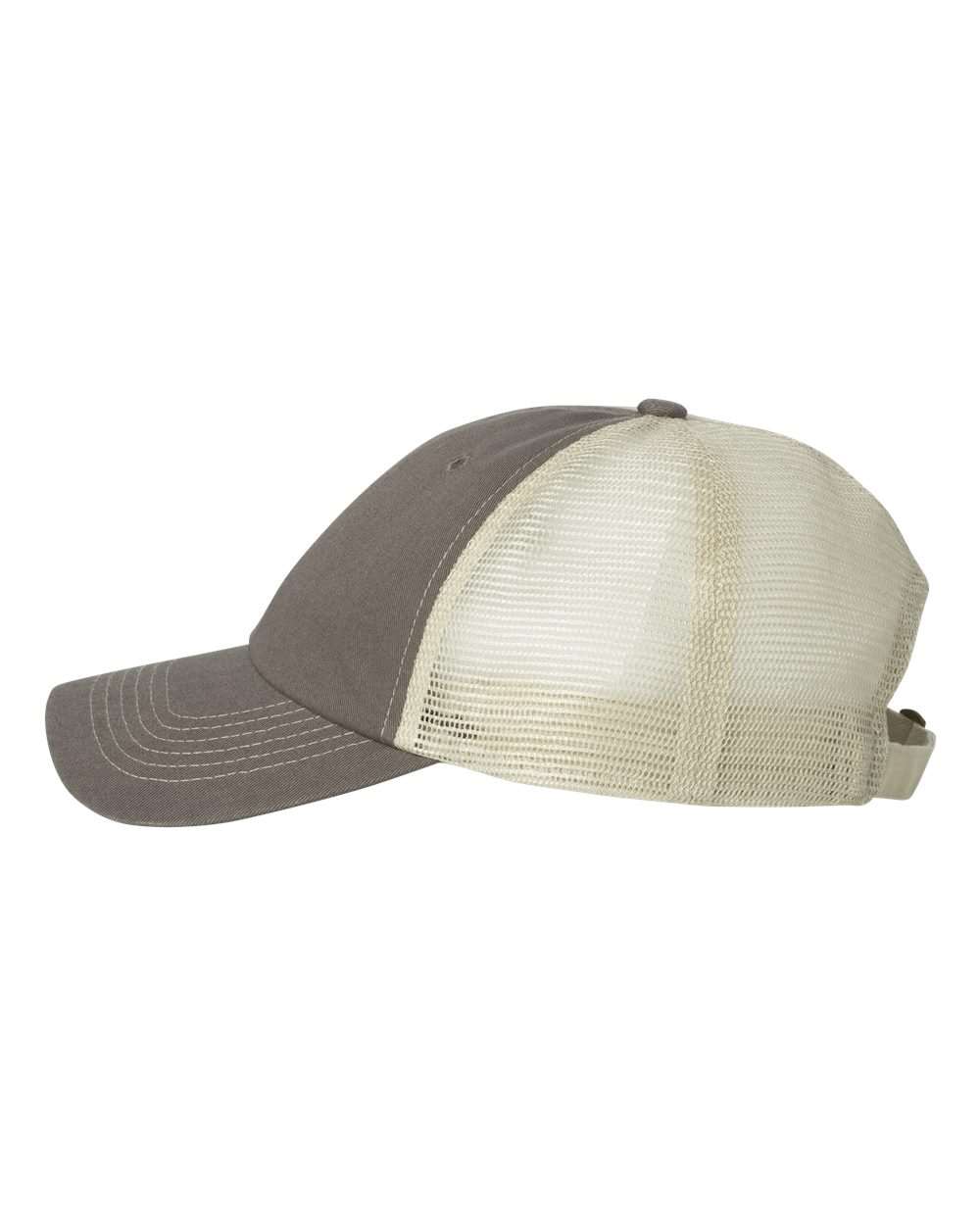 Valucap Contrast-Stitch Mesh-Back Cap - 3100 - 3100S Charcoal- Stone