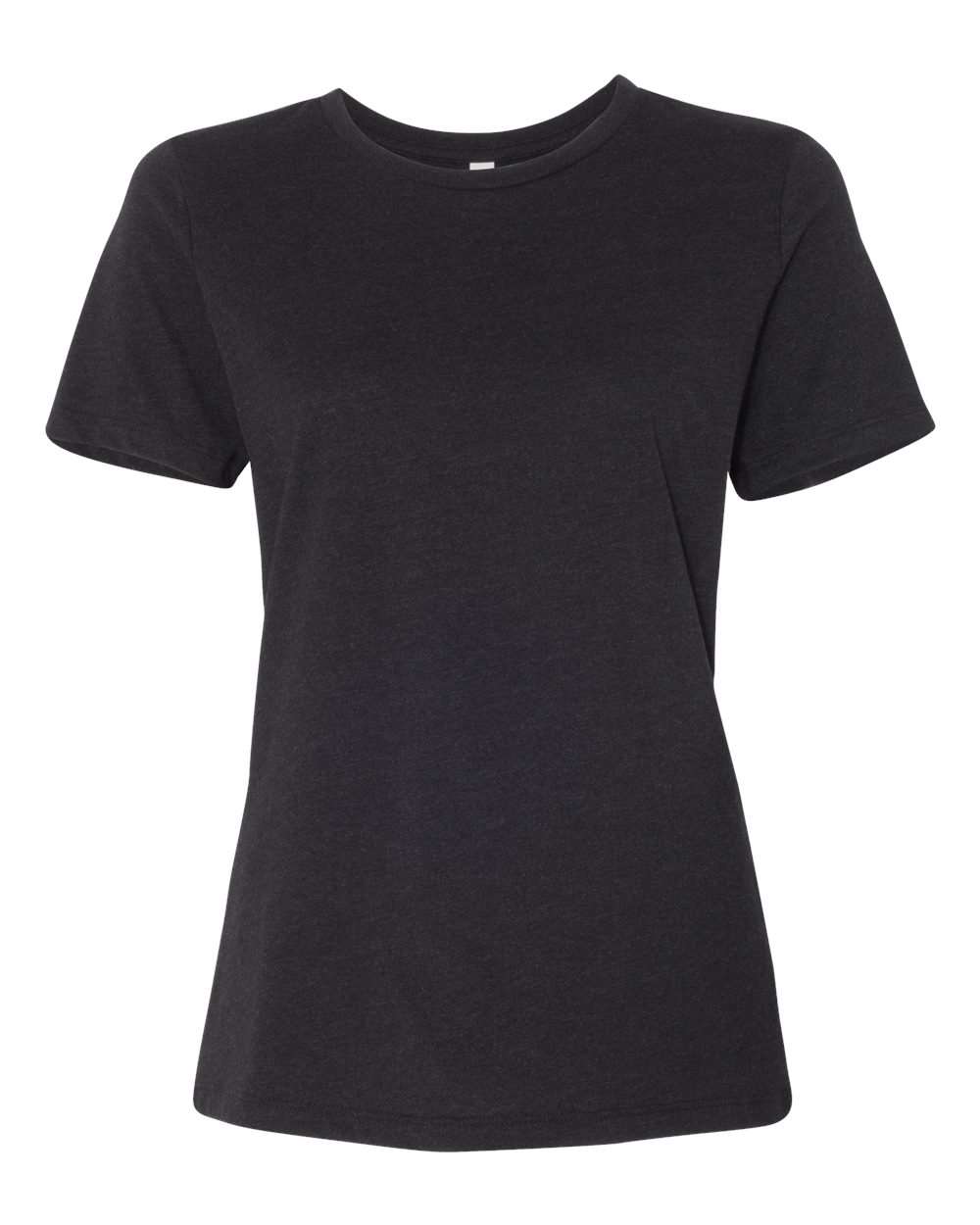 BELLA + CANVAS Women’s Relaxed Fit Heather CVC Tee - 6400CVC Black Heather