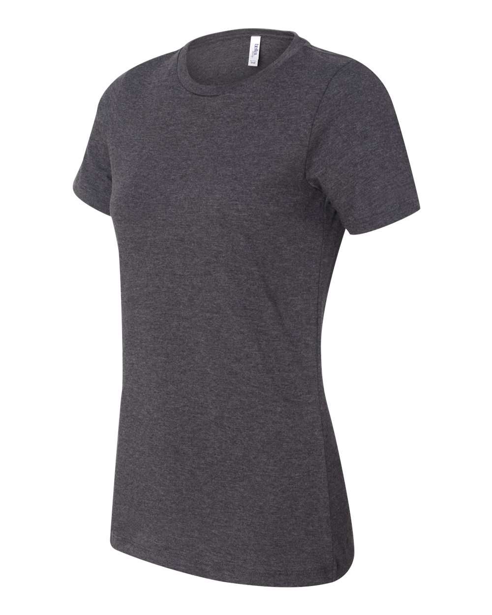 BELLA + CANVAS Women’s Relaxed Fit Heather CVC Tee - 6400CVC Dark Grey Heather