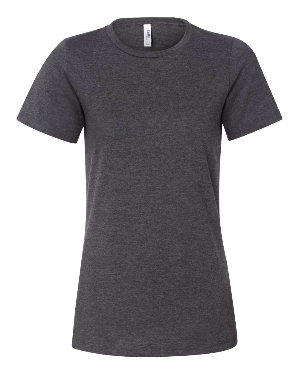 BELLA + CANVAS Women’s Relaxed Fit Heather CVC Tee - 6400CVC Dark Grey Heather