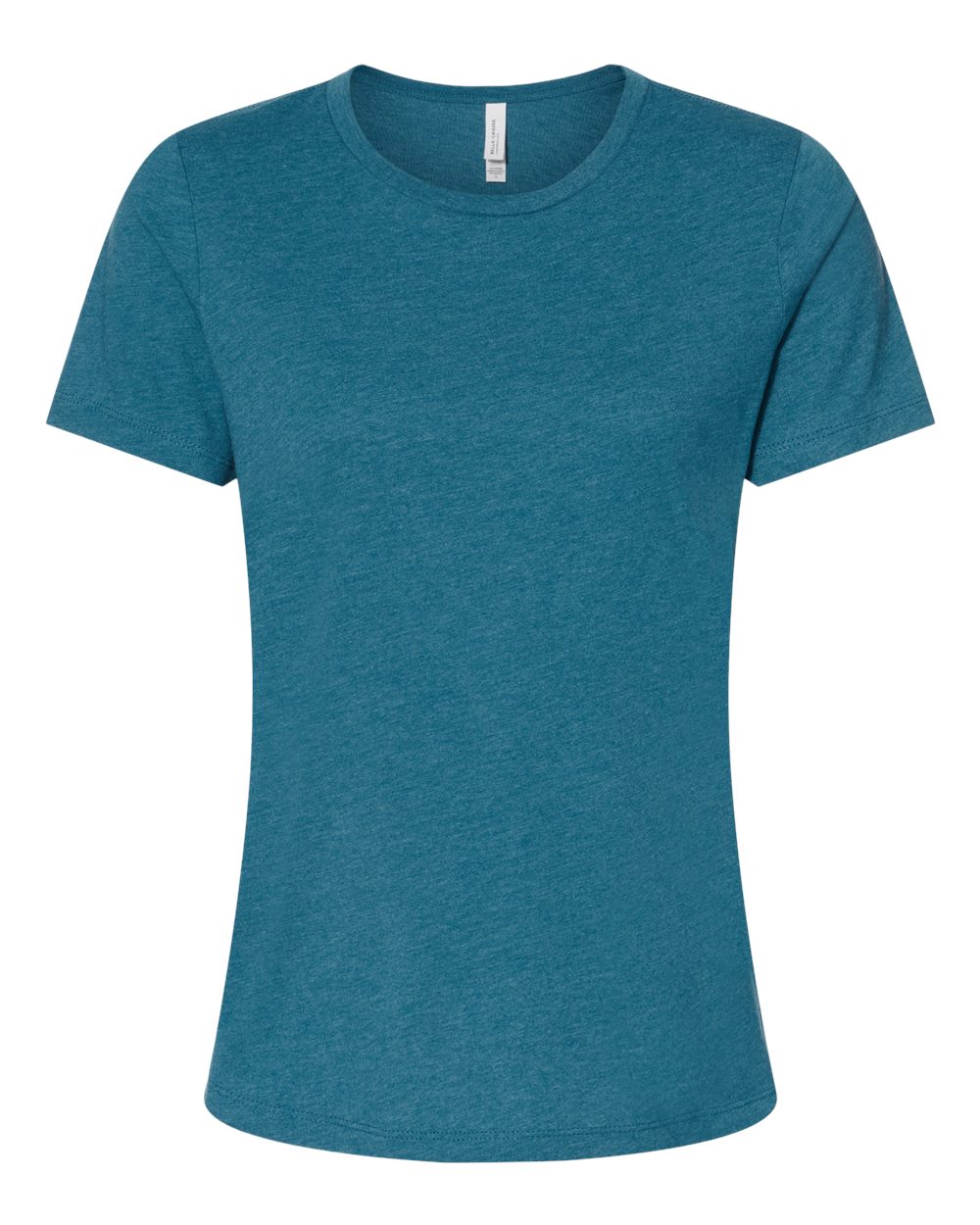 BELLA + CANVAS Women’s Relaxed Fit Heather CVC Tee - 6400CVC Heather Deep Teal