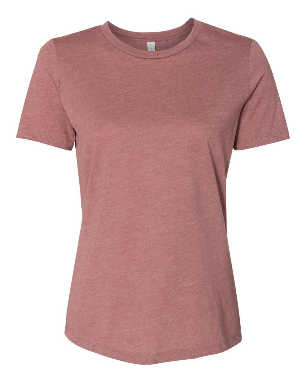 BELLA + CANVAS Women’s Relaxed Fit Heather CVC Tee - 6400CVC Heather Mauve