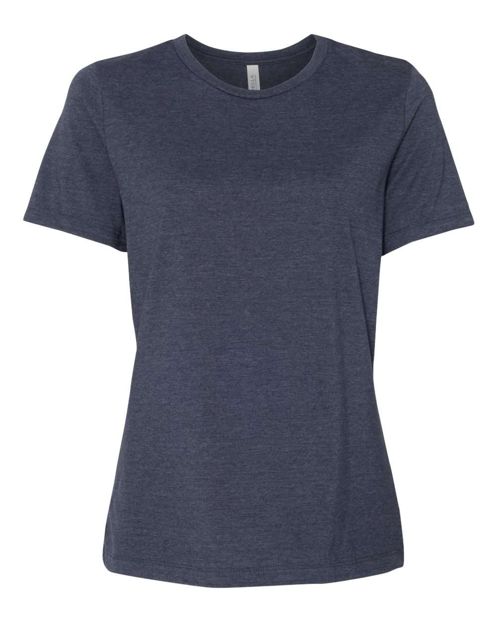 BELLA + CANVAS Women’s Relaxed Fit Heather CVC Tee - 6400CVC Heather Navy
