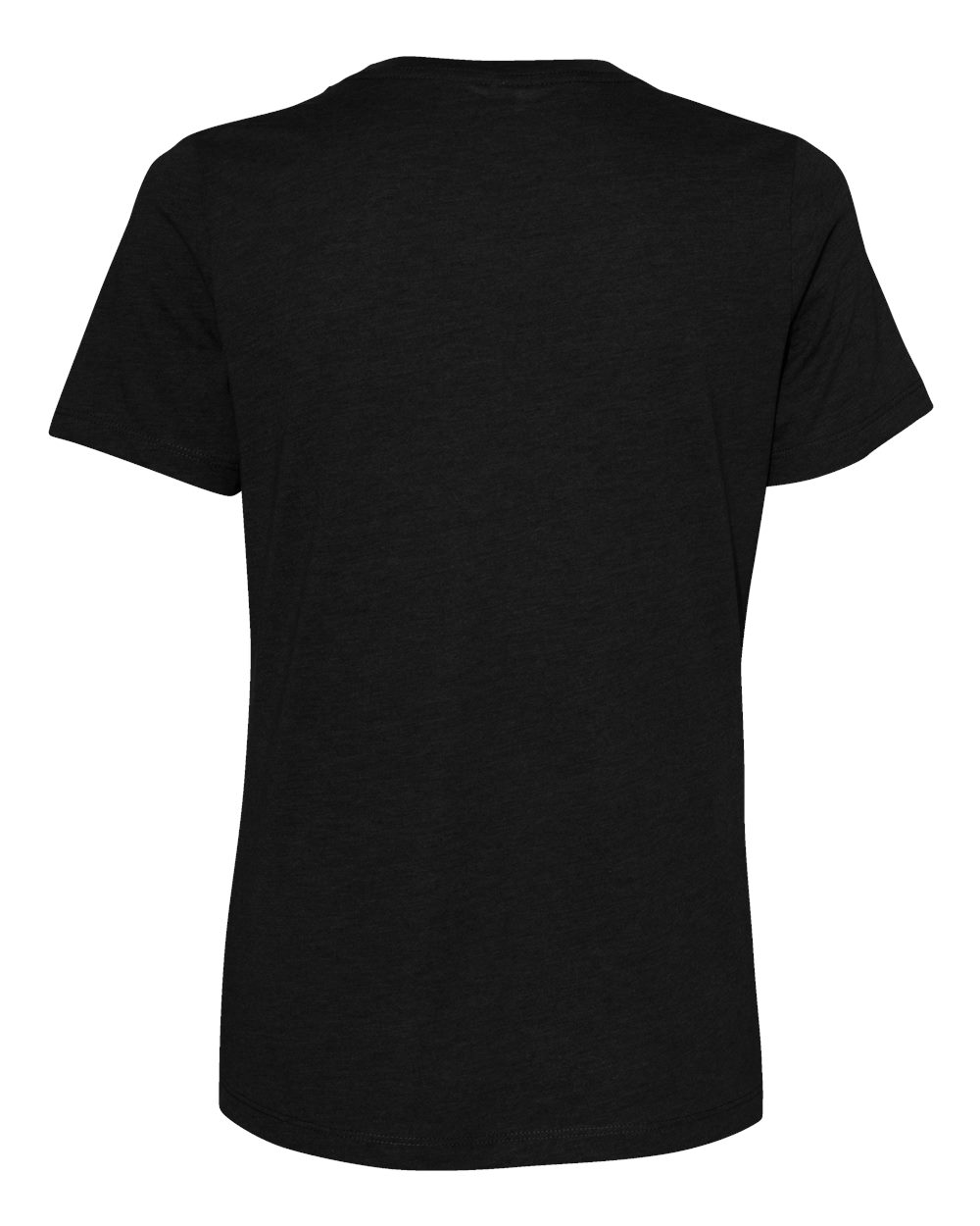 BELLA + CANVAS Women’s Relaxed Fit Heather CVC Tee - 6400CVC Solid Black Blend