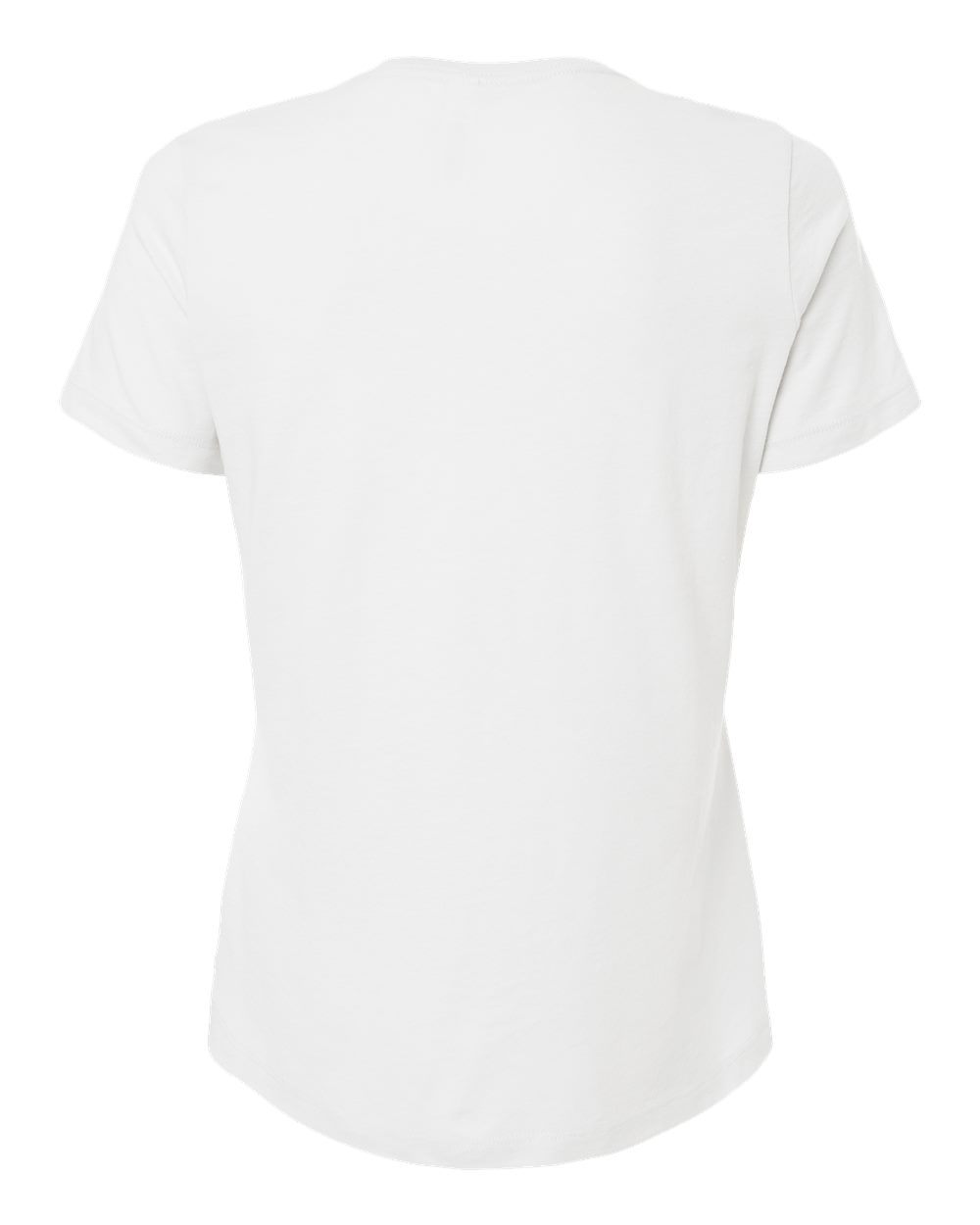 BELLA + CANVAS Women’s Relaxed Fit Heather CVC Tee - 6400CVC Solid White Blend