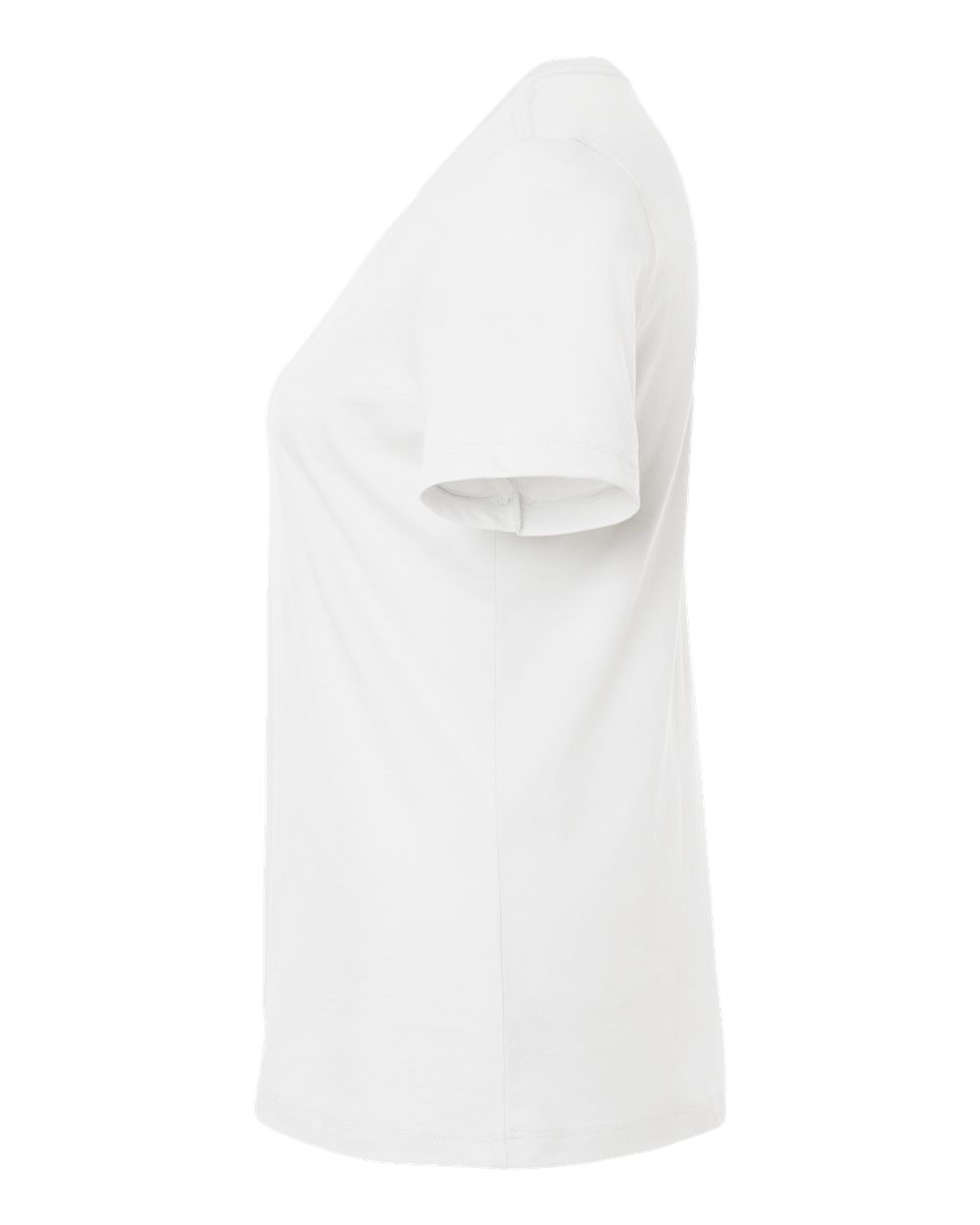 BELLA + CANVAS Women’s Relaxed Fit Heather CVC Tee - 6400CVC Solid White Blend