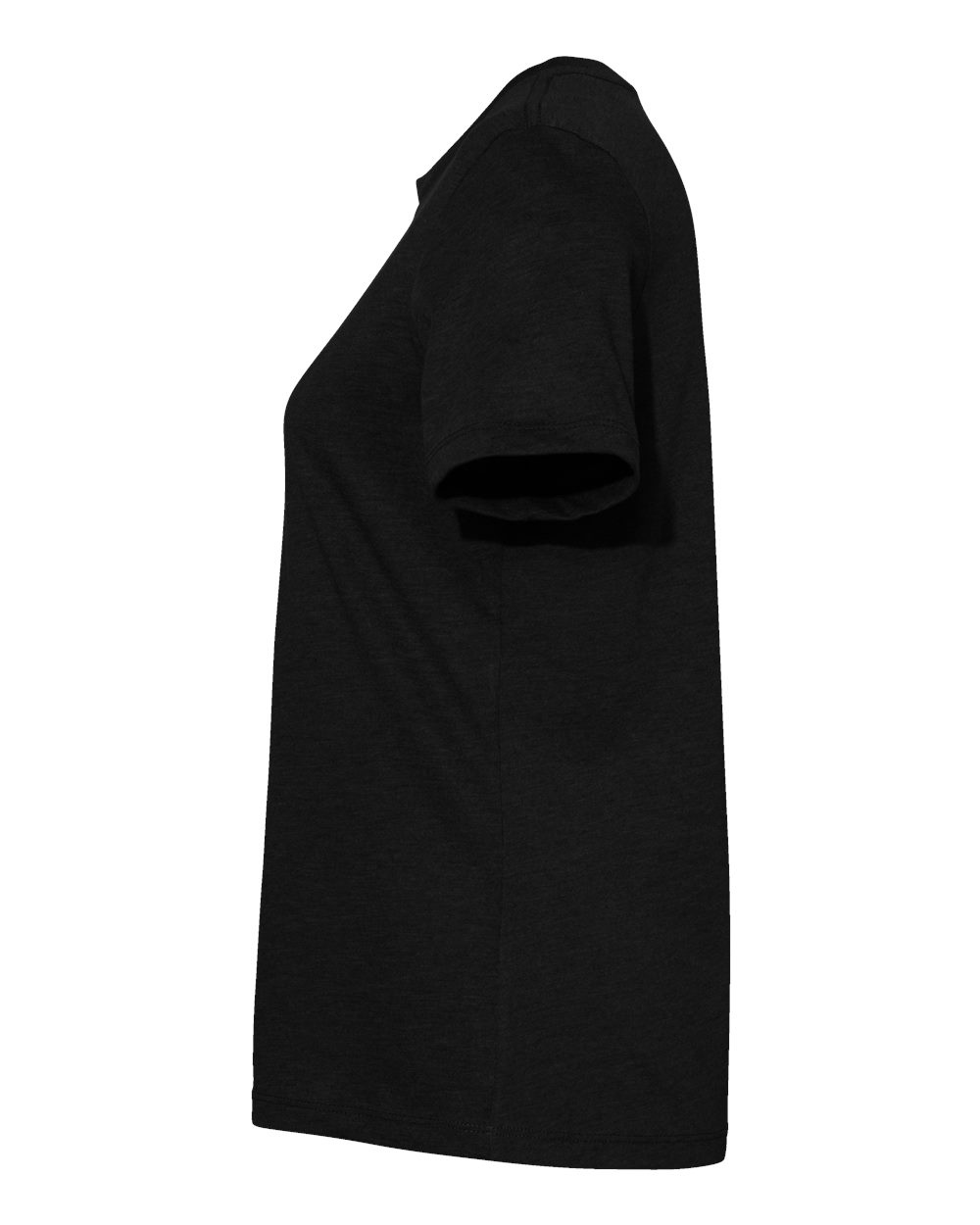 BELLA + CANVAS Women’s Relaxed Fit Heather CVC Tee - 6400CVC Solid Black Blend