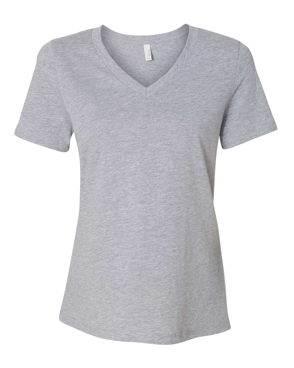 BELLA + CANVAS Women's Relaxed Heather CVC V-Neck Tee - 6405CVC Athletic Heather