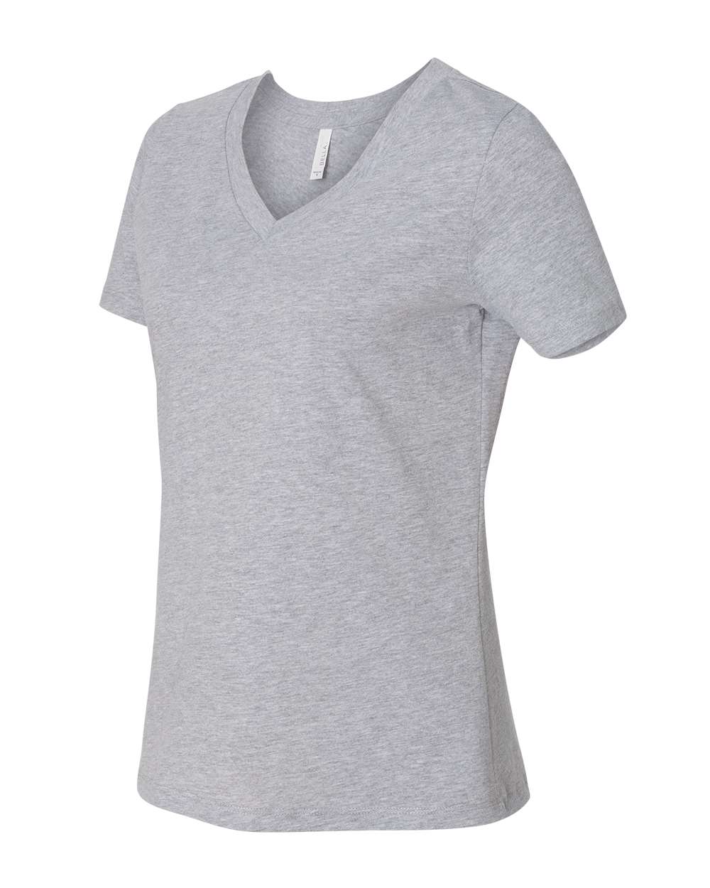 BELLA + CANVAS Women's Relaxed Heather CVC V-Neck Tee - 6405CVC Athletic Heather