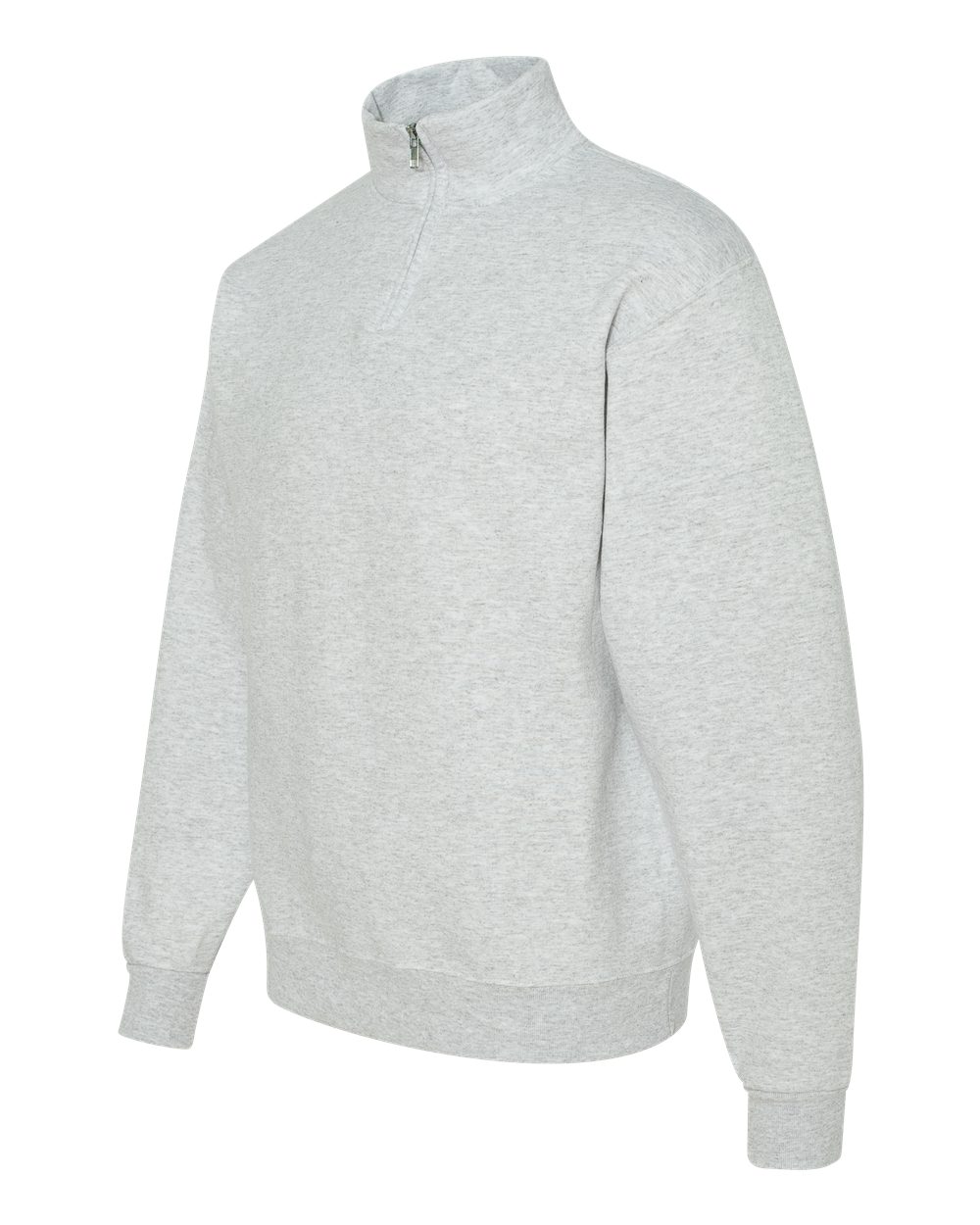 JERZEES Unisex Nublend® Cadet Collar Quarter-Zip Sweatshirt - 995MR Ash