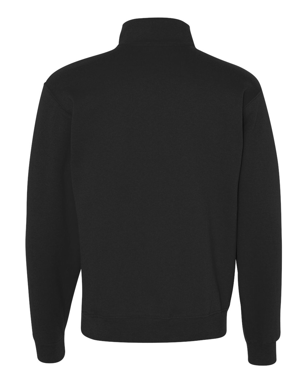 JERZEES Unisex Nublend® Cadet Collar Quarter-Zip Sweatshirt - 995MR Black