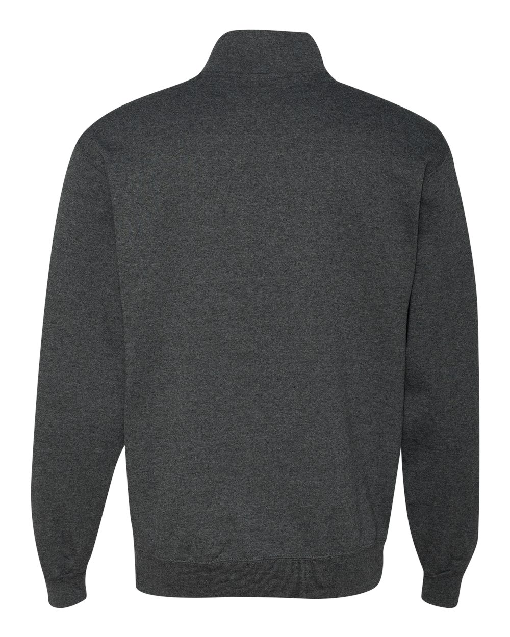 JERZEES Unisex Nublend® Cadet Collar Quarter-Zip Sweatshirt - 995MR Black Heather