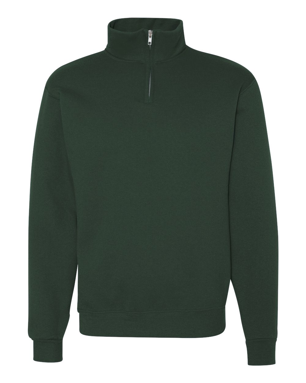 JERZEES Unisex Nublend® Cadet Collar Quarter-Zip Sweatshirt - 995MR Forest Green