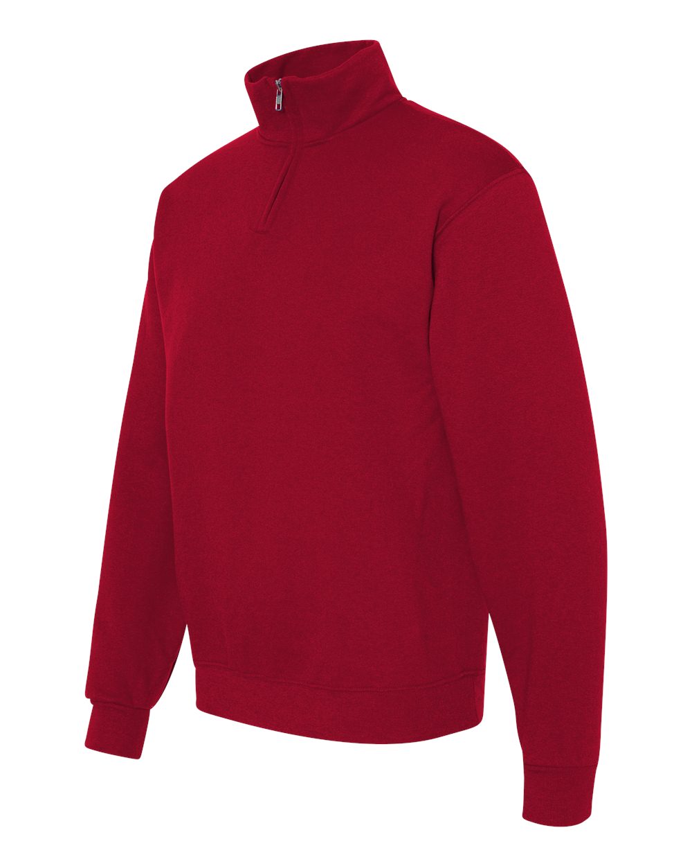 JERZEES Unisex Nublend® Cadet Collar Quarter-Zip Sweatshirt - 995MR True Red