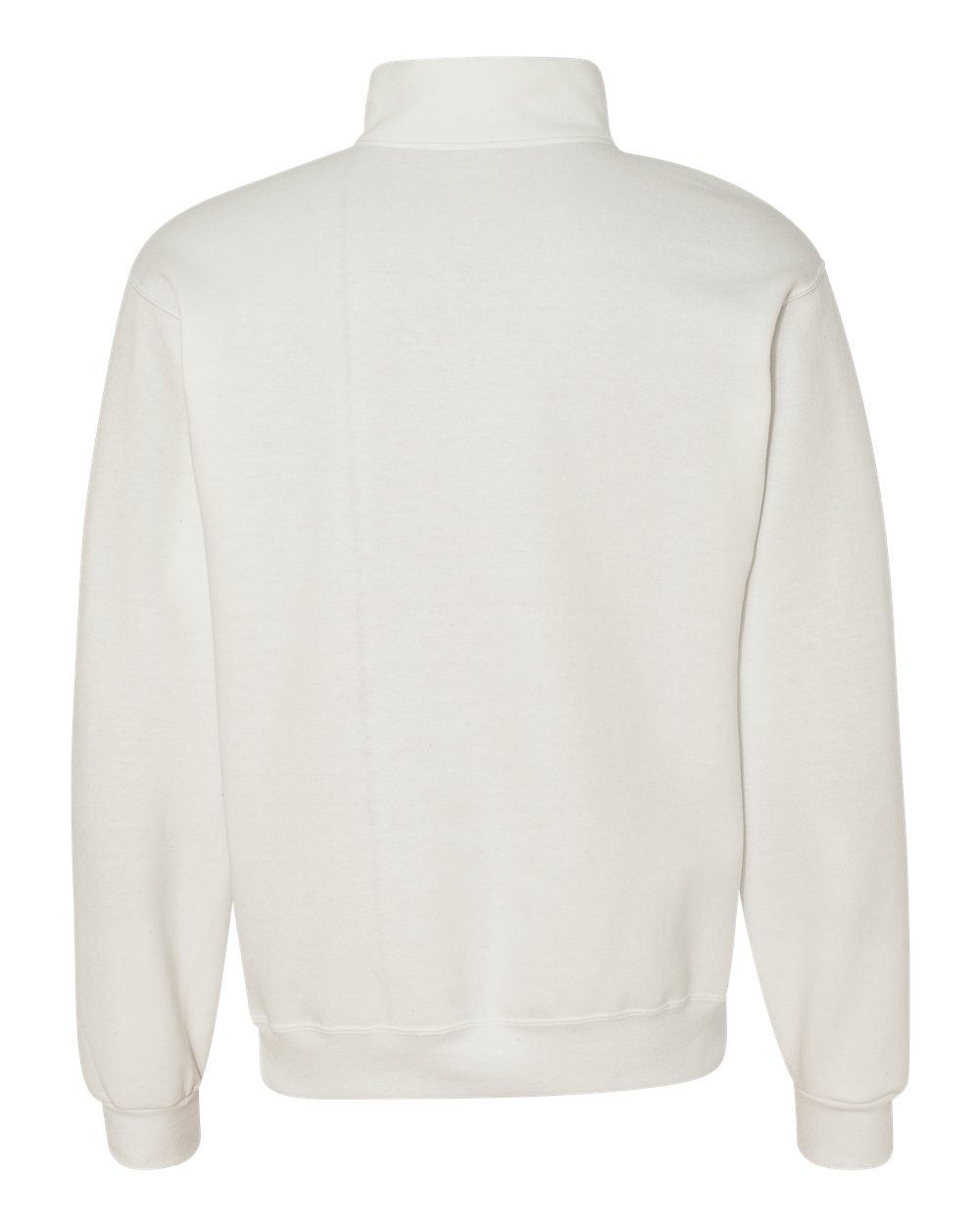 JERZEES Unisex Nublend® Cadet Collar Quarter-Zip Sweatshirt - 995MR White