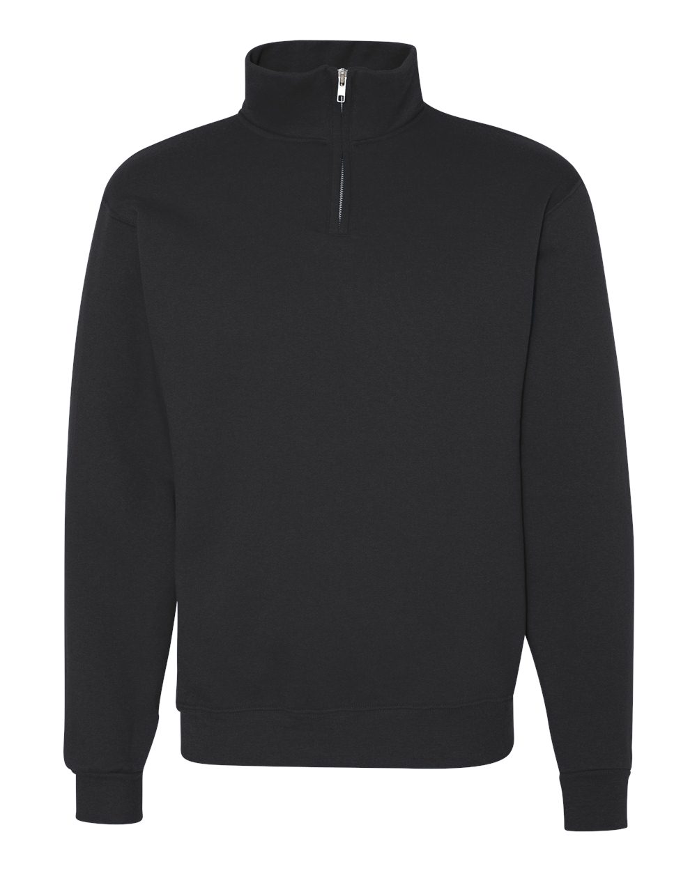 JERZEES Unisex Nublend® Cadet Collar Quarter-Zip Sweatshirt - 995MR Black