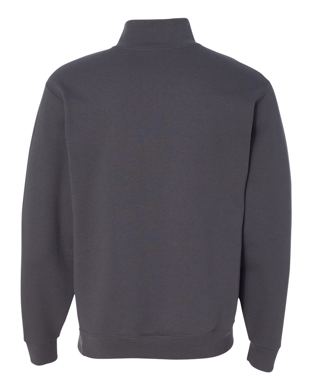 JERZEES Unisex Nublend® Cadet Collar Quarter-Zip Sweatshirt - 995MR Charcoal Grey