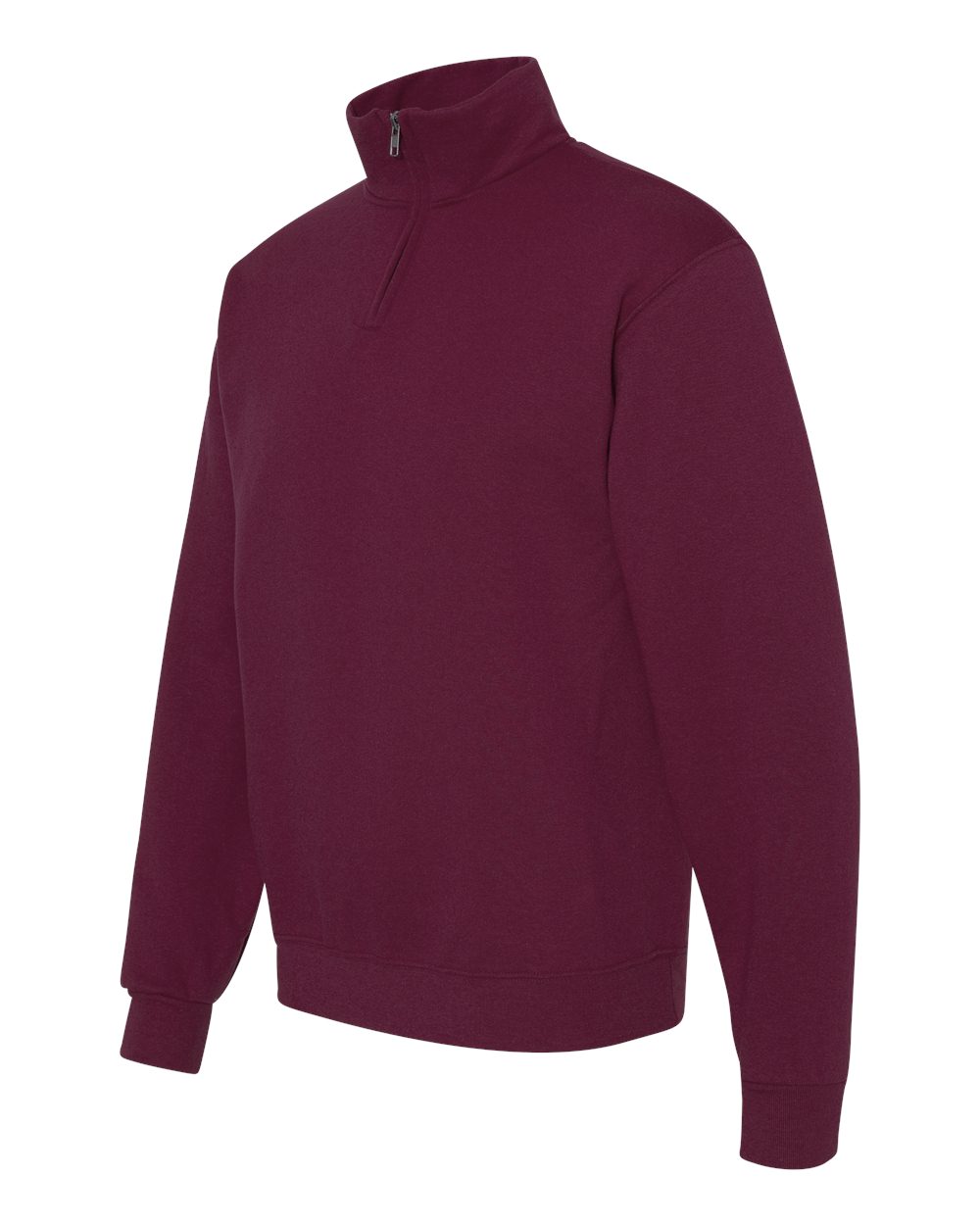 JERZEES Unisex Nublend® Cadet Collar Quarter-Zip Sweatshirt - 995MR Maroon