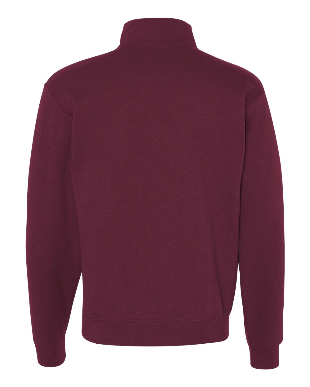 JERZEES Unisex Nublend® Cadet Collar Quarter-Zip Sweatshirt - 995MR Maroon