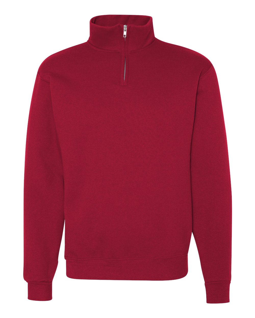 JERZEES Unisex Nublend® Cadet Collar Quarter-Zip Sweatshirt - 995MR True Red